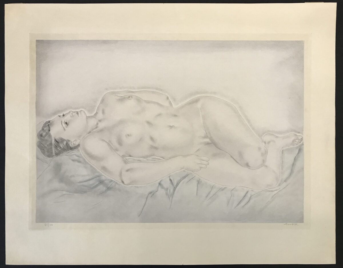 Leonard Tsuguharu Foujita Reclining Nude 1930 Denis Bloch Fine Art