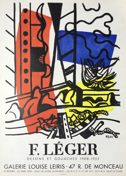Fernand Leger Poster - Dessins et Gouaches