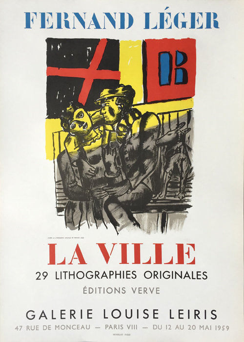 Fernand Leger Poster La Ville