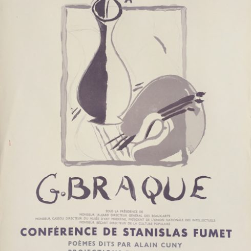 Braque Poster Hommage a G. Braque
