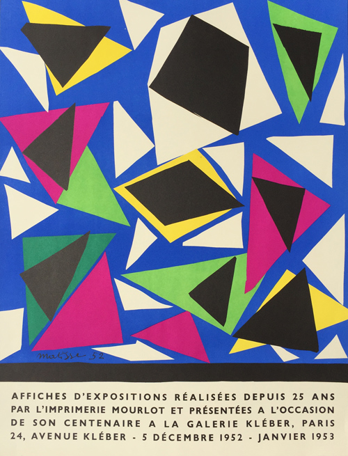 Henri Matisse Exposition Affiches - Galerie Kleber