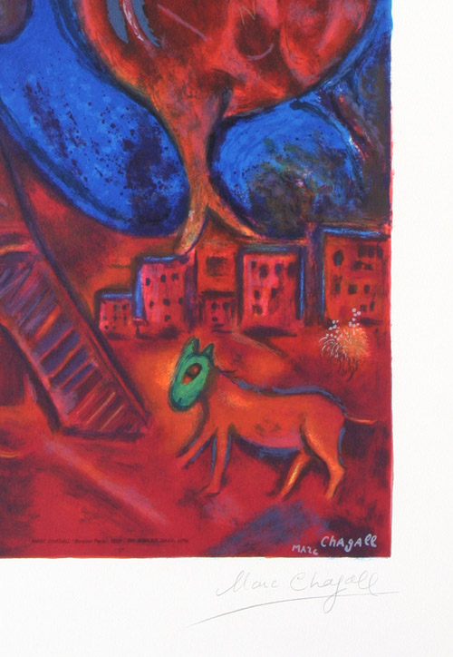 Marc Chagall Bonjour Paris Sorlier 43