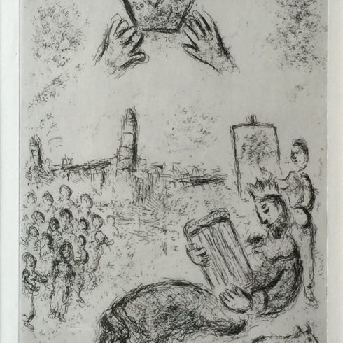 Marc Chagall - La Tour de Roi David