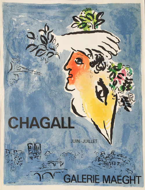 Marc Chagall Poster Le Ciel Bleu