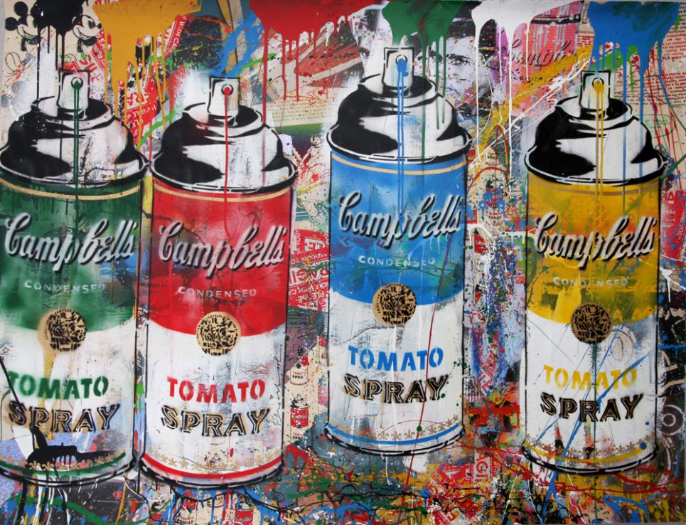 Mr - Brainwash - Spray - Cans - Painting