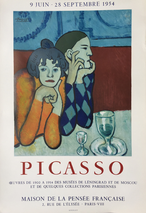 Pablo Picasso Maison de la Pensee Francaise Poster