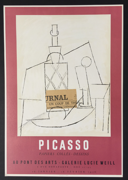 Pablo Picasso Papiers colles Dessins