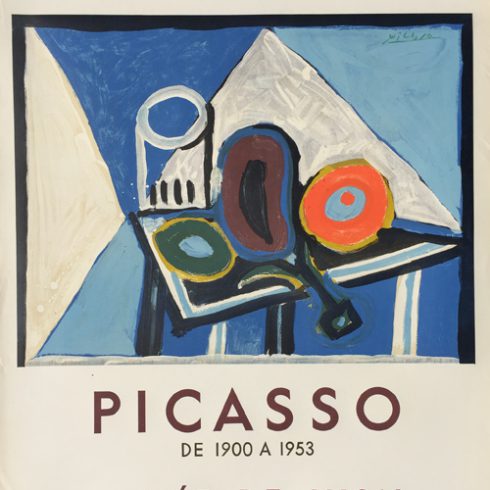 Picasso Poster Festival de Lyon Charbonnieres