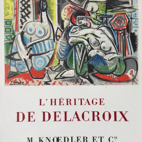 Picasso Poster Heritage de Delacroix