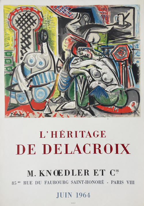 Picasso Poster Heritage de Delacroix