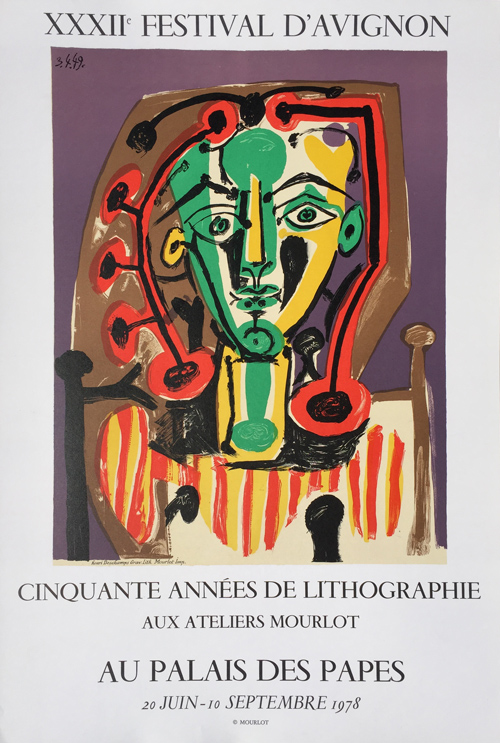 Picasso XXXII Festival d'Avignon Poster