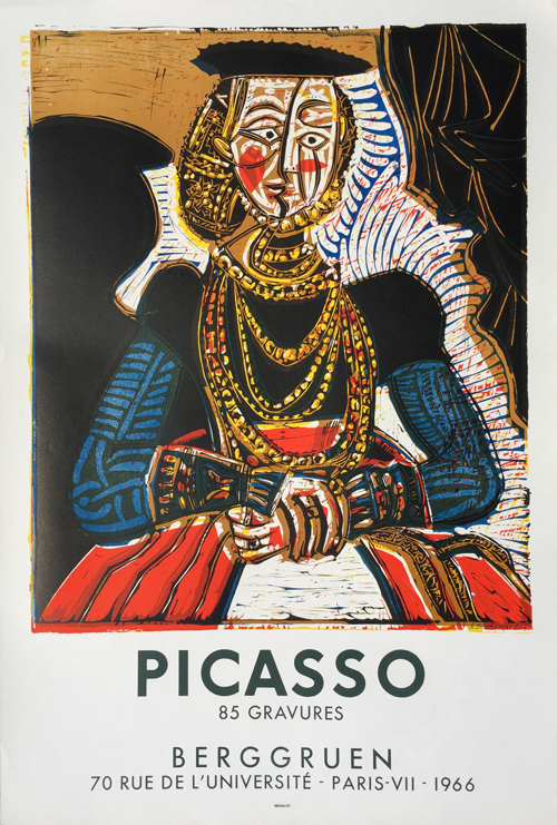 Picasso 85 Gravures Berggruen Poster
