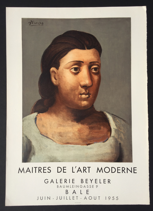 Picasso Poster Maitres de Art Moderne