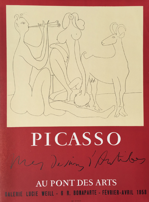 Picasso Poster Mes Dessins Antibes