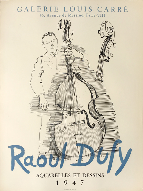 Raoul Dufy Poster Aquarelles et Dessins