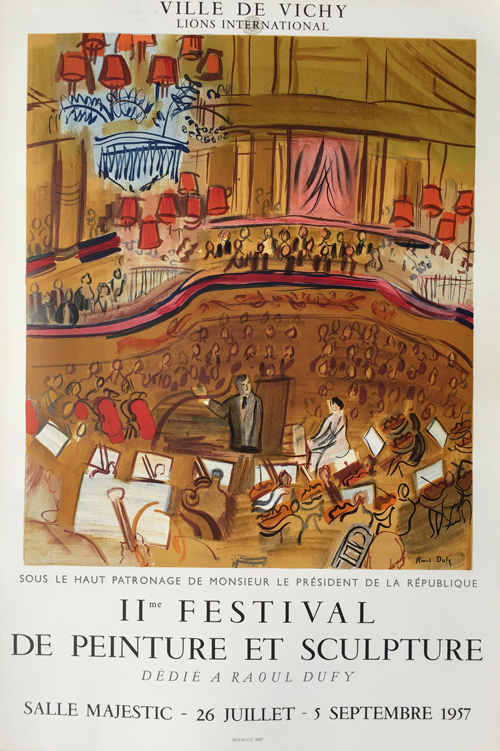 Raoul Dufy Poster - IIe Festival de Peinture et Sculpture