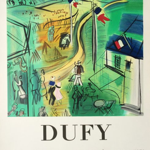 Raoul Dufy Poster Galerie Louis Carre 1953