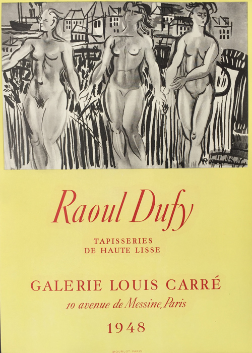 Raoul Dufy Poster Nudes - Tapisseries de Haute lisse