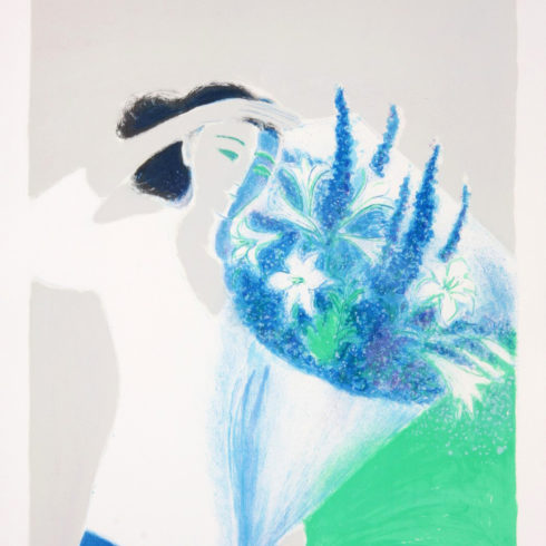 Andre Brasilier - Le Bouquet Bleu