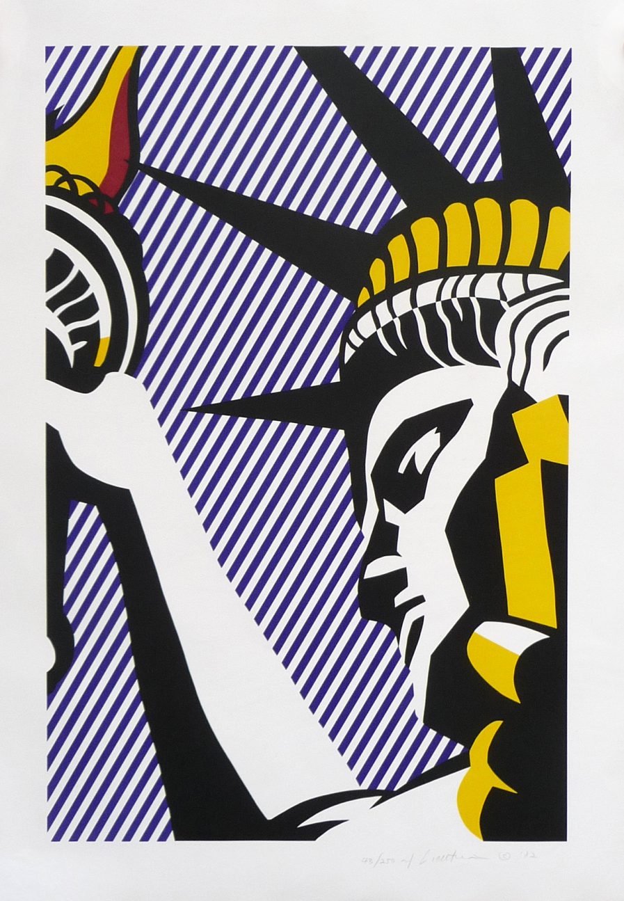 i love liberty by roy lichtenstein