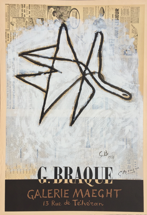 Stjerne nikkel Økologi G. Braque - Galerie Maeght - Denis Bloch