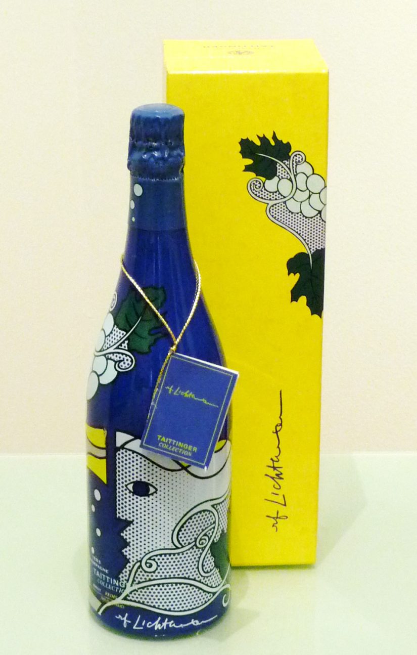 Roy Lichtenstein Champagne Bottle Taittinger