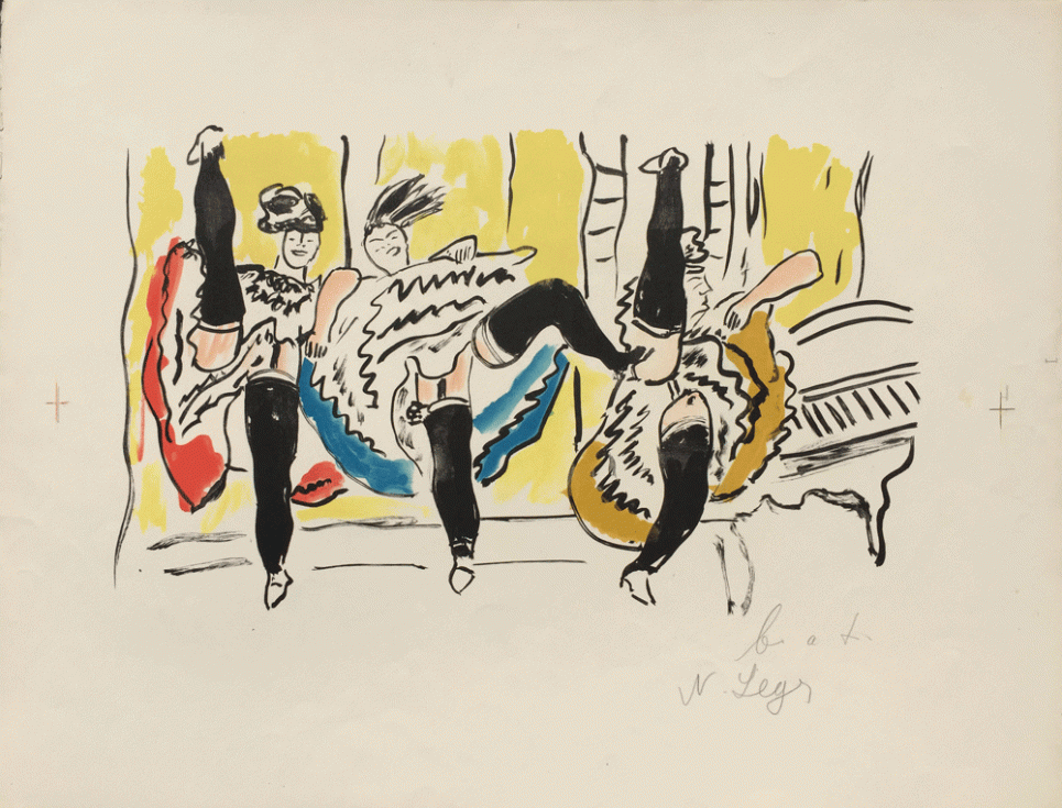 fernand leger - le french cancan