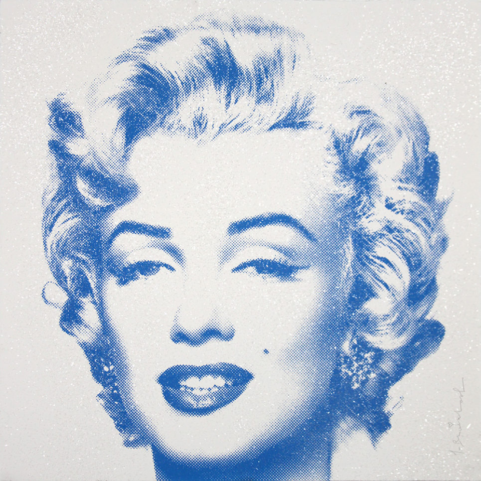 Mr. Brainwash - Diamond Girl - Marilyn Monroe (Blue)