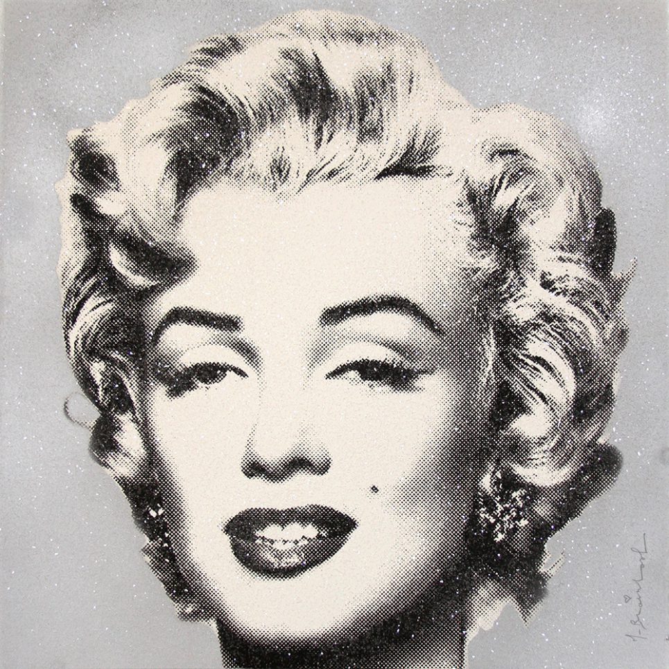 Mr. Brainwash - Diamond Girl - Marilyn Monroe (Silver)