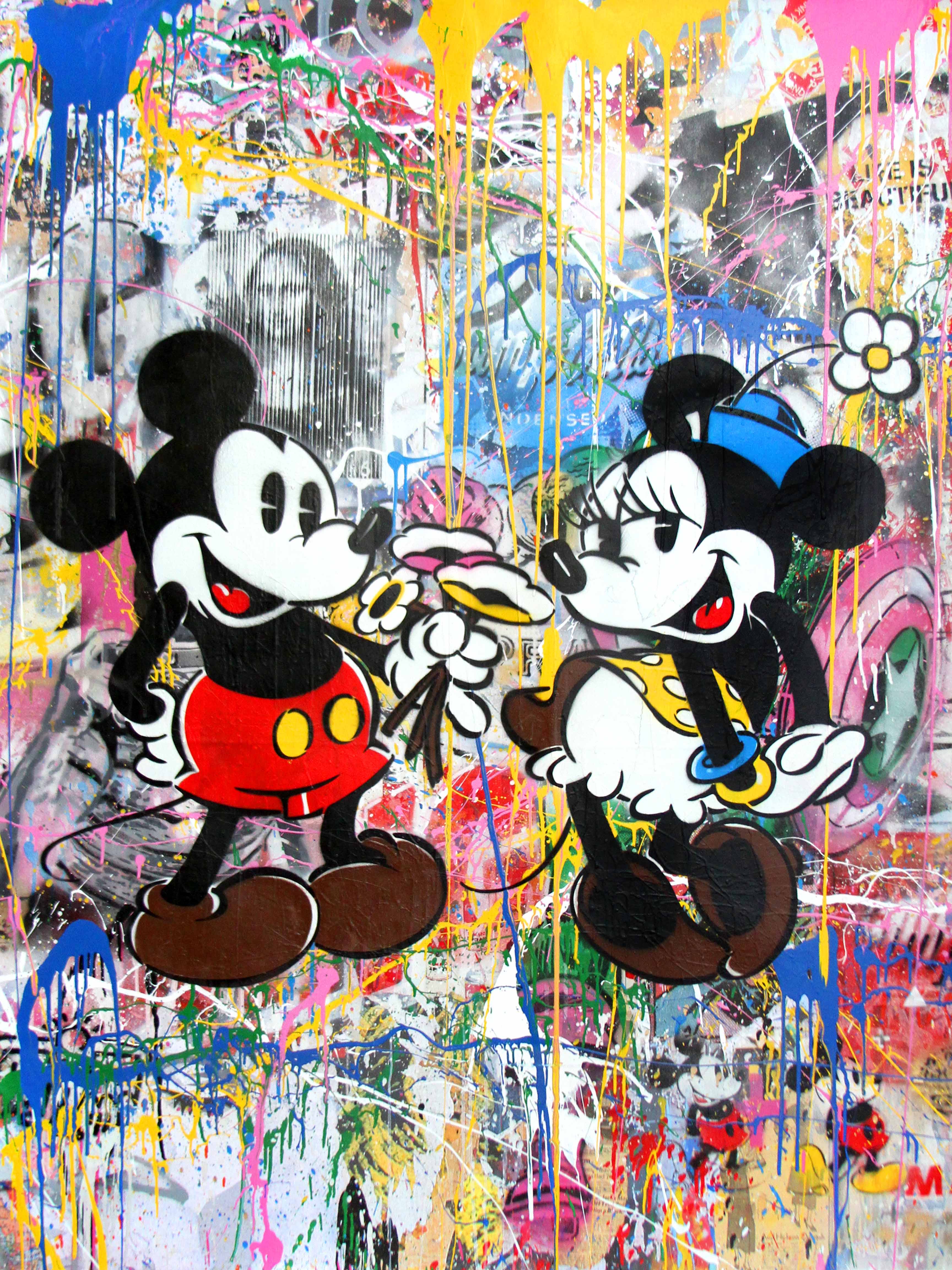 Mickey Minnie 2017 By Mr Brainwash Denis Bloch Fine Art