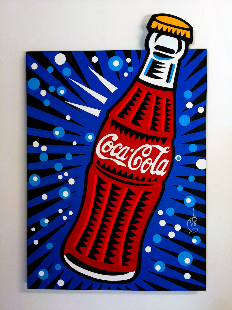 Coca Cola by Burton Morris