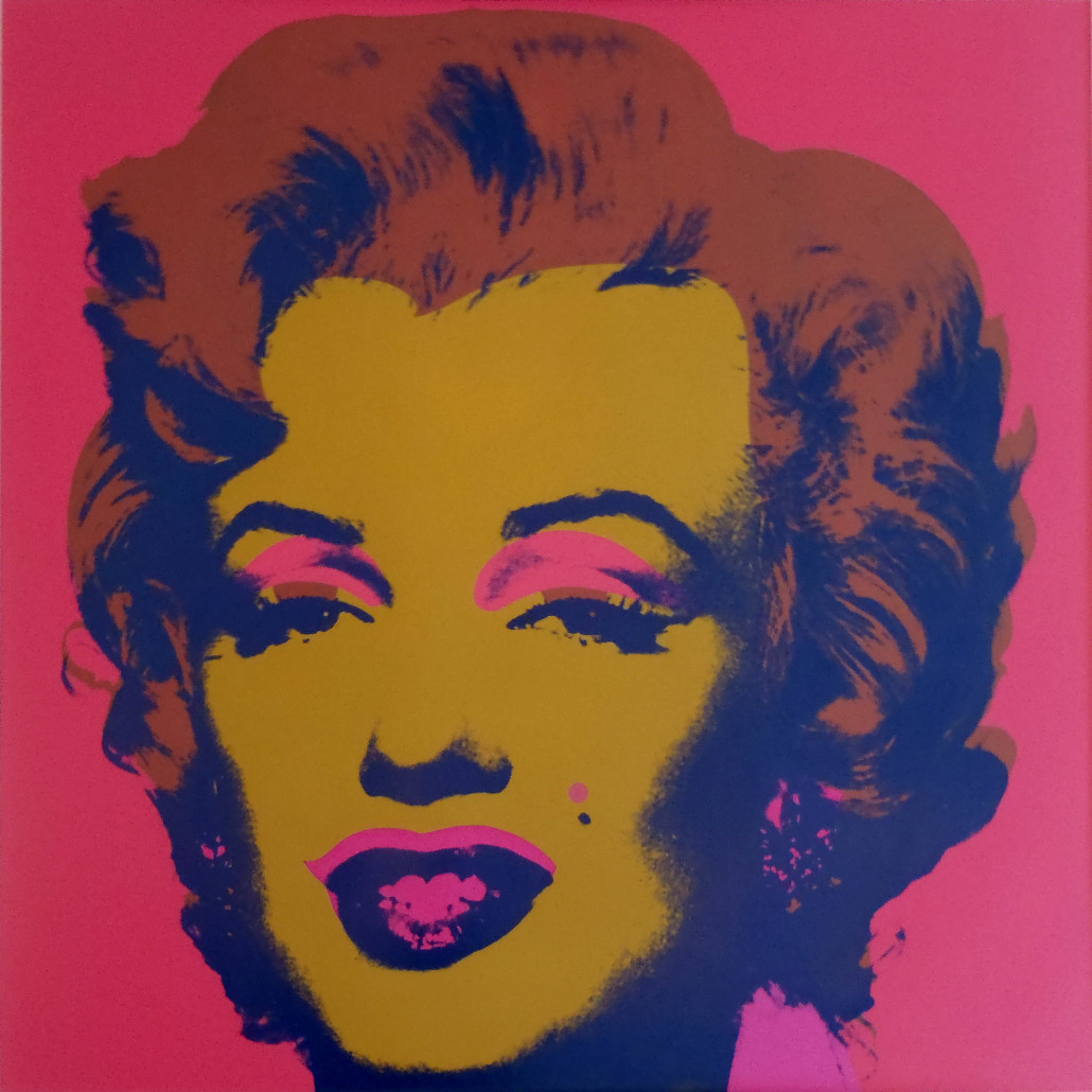 Marilyn Monroe Andy Warhol Black And White