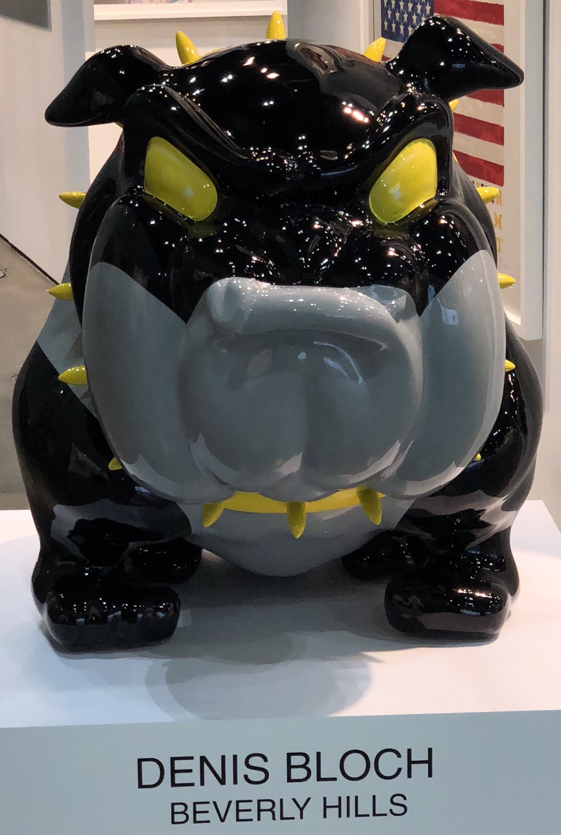 Frederic Avella - Bulldog Batman 2017 - Denis Bloch Fine Art Gallery  Beverly Hills