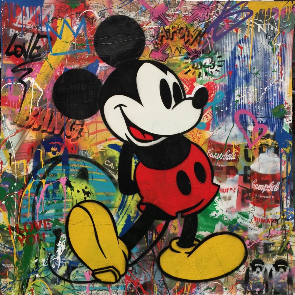Mr. Brainwash - Mickey (48 x 48)