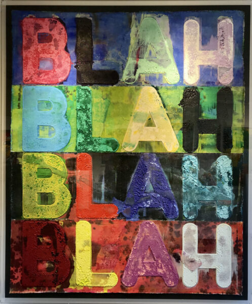 Mel Bochner - Blah Blah Blah 2014 - Denis Bloch Fine Art Gallery ...