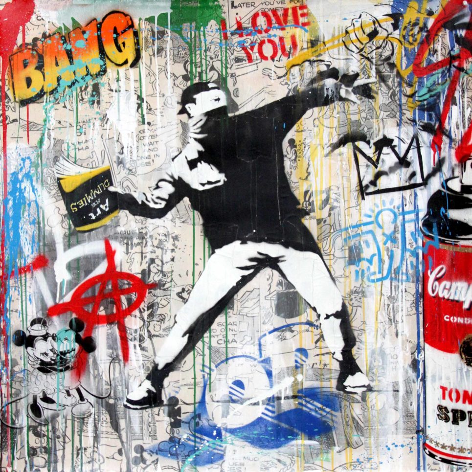 Mr. Brainwash - Banksy Thrower