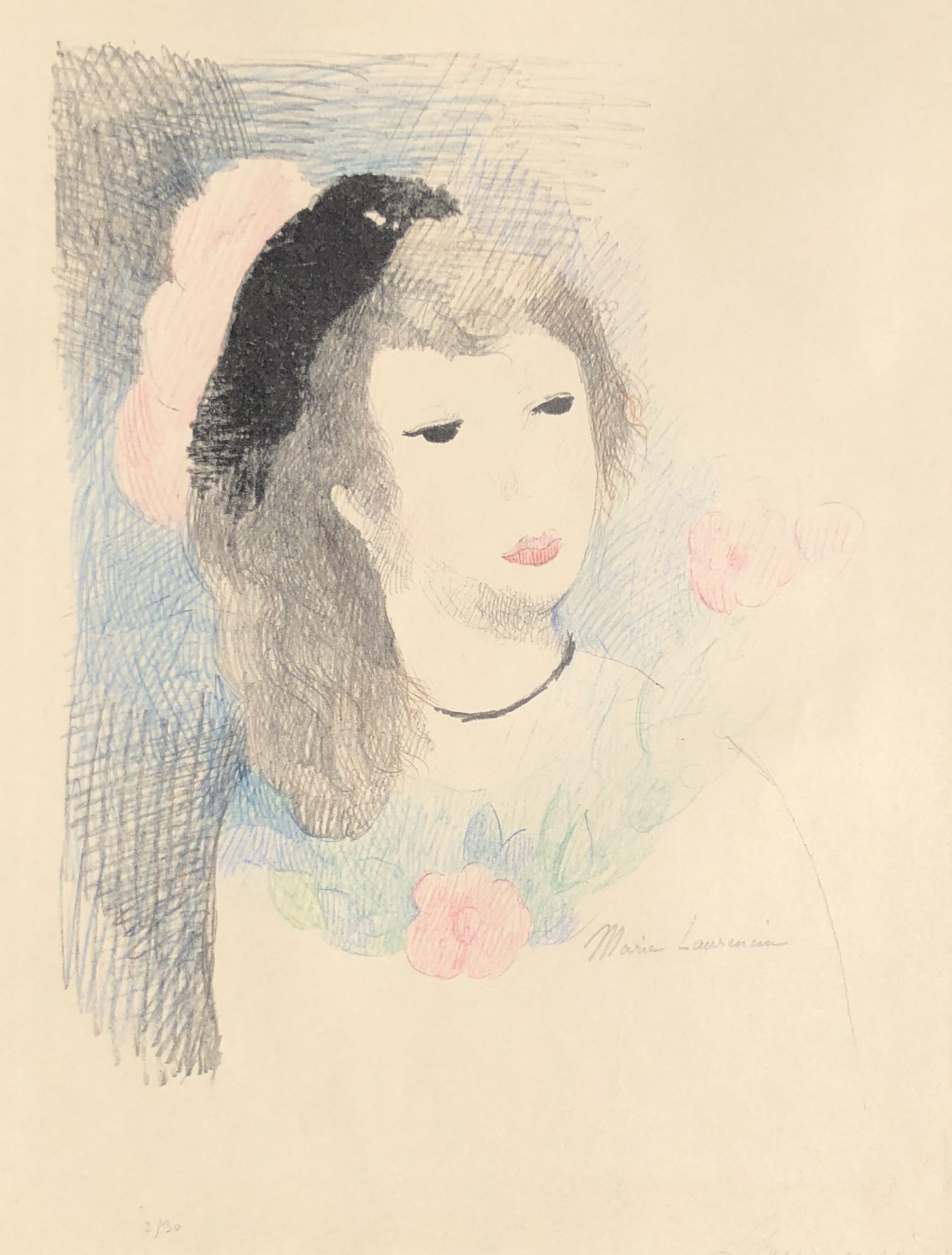 Alice et le fiasco, 1930 by Marie Laurencin - Denis Bloch Fine Art Gallery