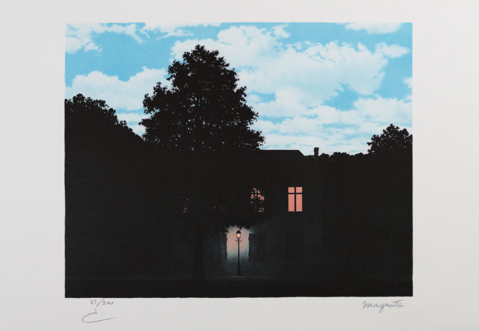 Rene Magritte - L'Empire Des Lumières horizontal