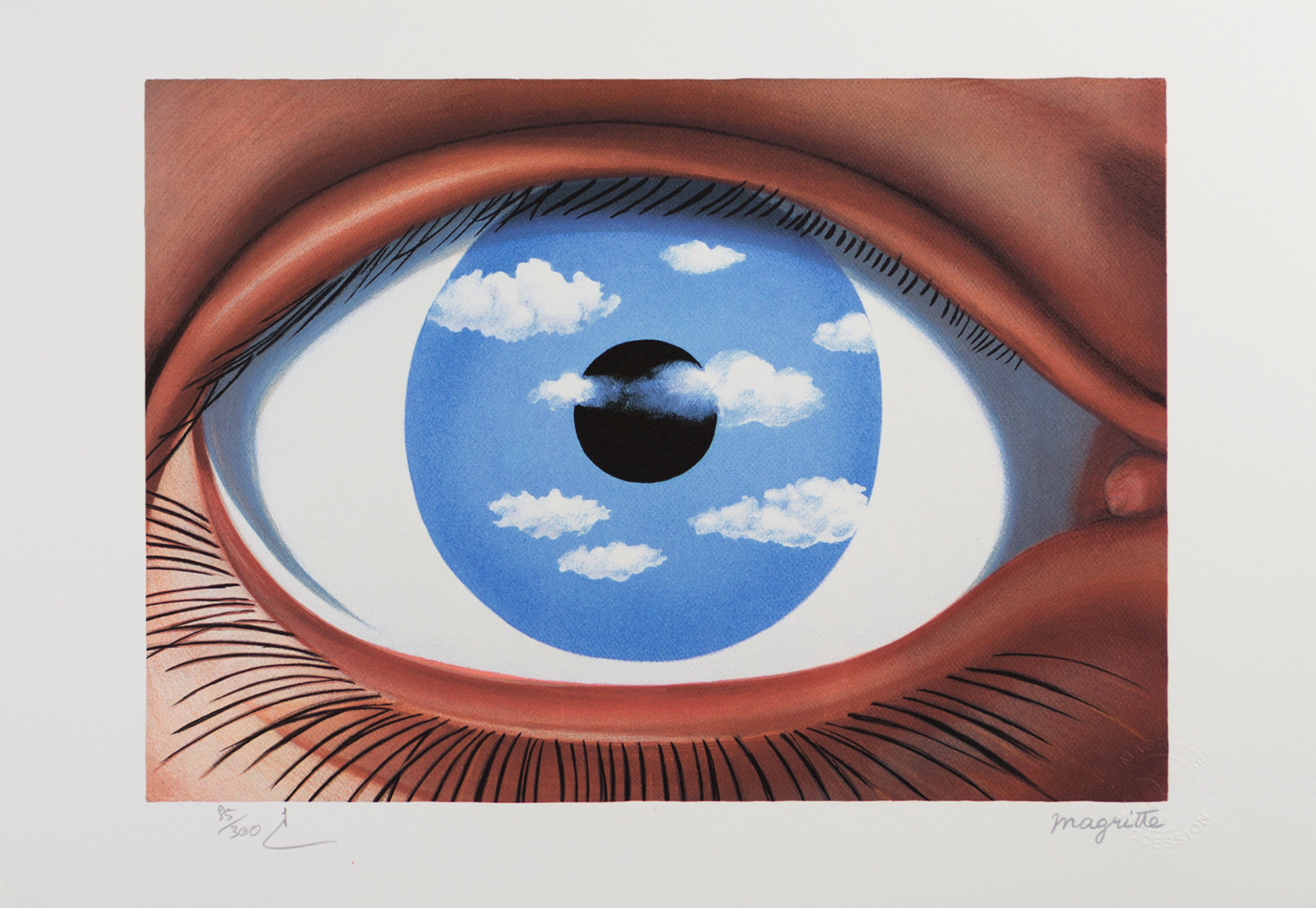 Rene Magritte - Le Faux Miroir