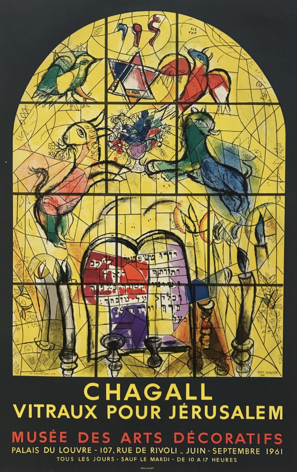 Marc Chagall - Vitraux Pour Jerusalem - The Tribe of Levi
