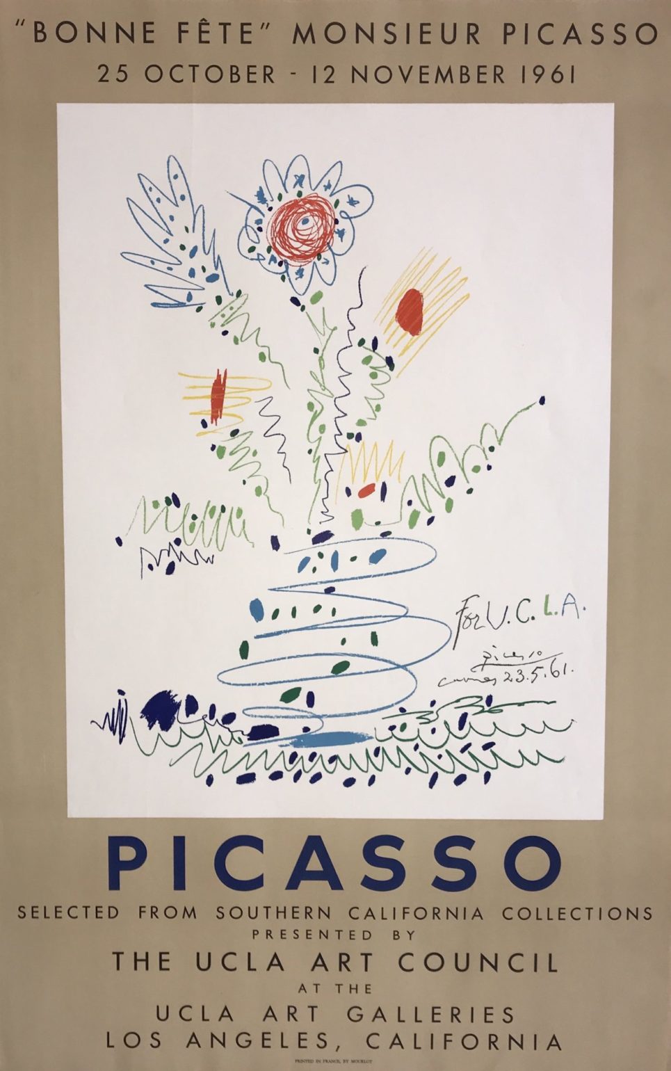 Pablo Picasso - Bonne Fete Monsieur Picasso