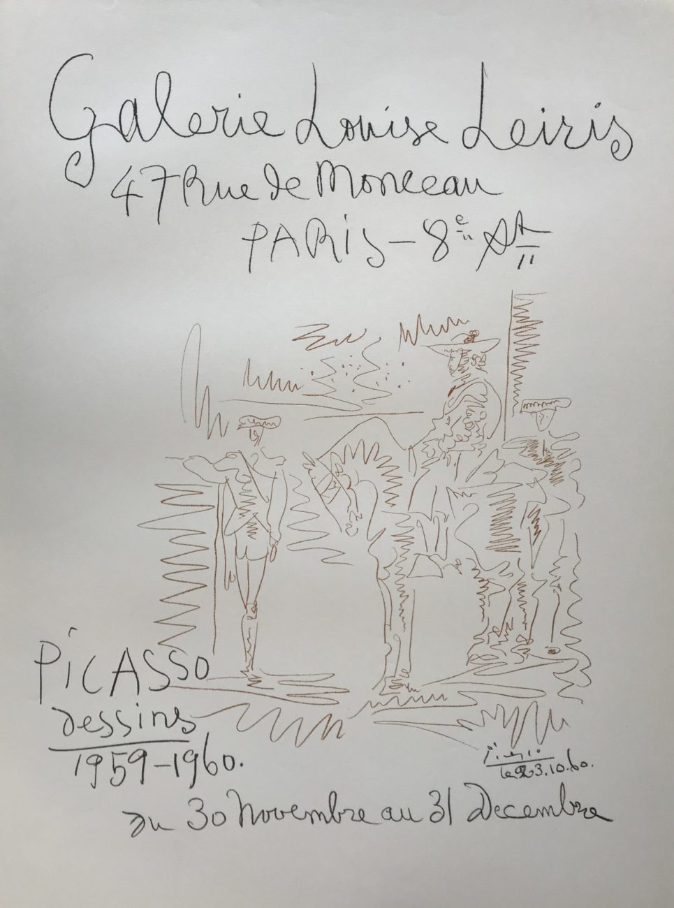 Pablo Picasso - Dessins 1959-1960