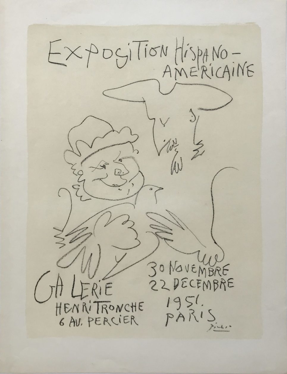 Pablo Picasso - Exposition Hispano-Americaine