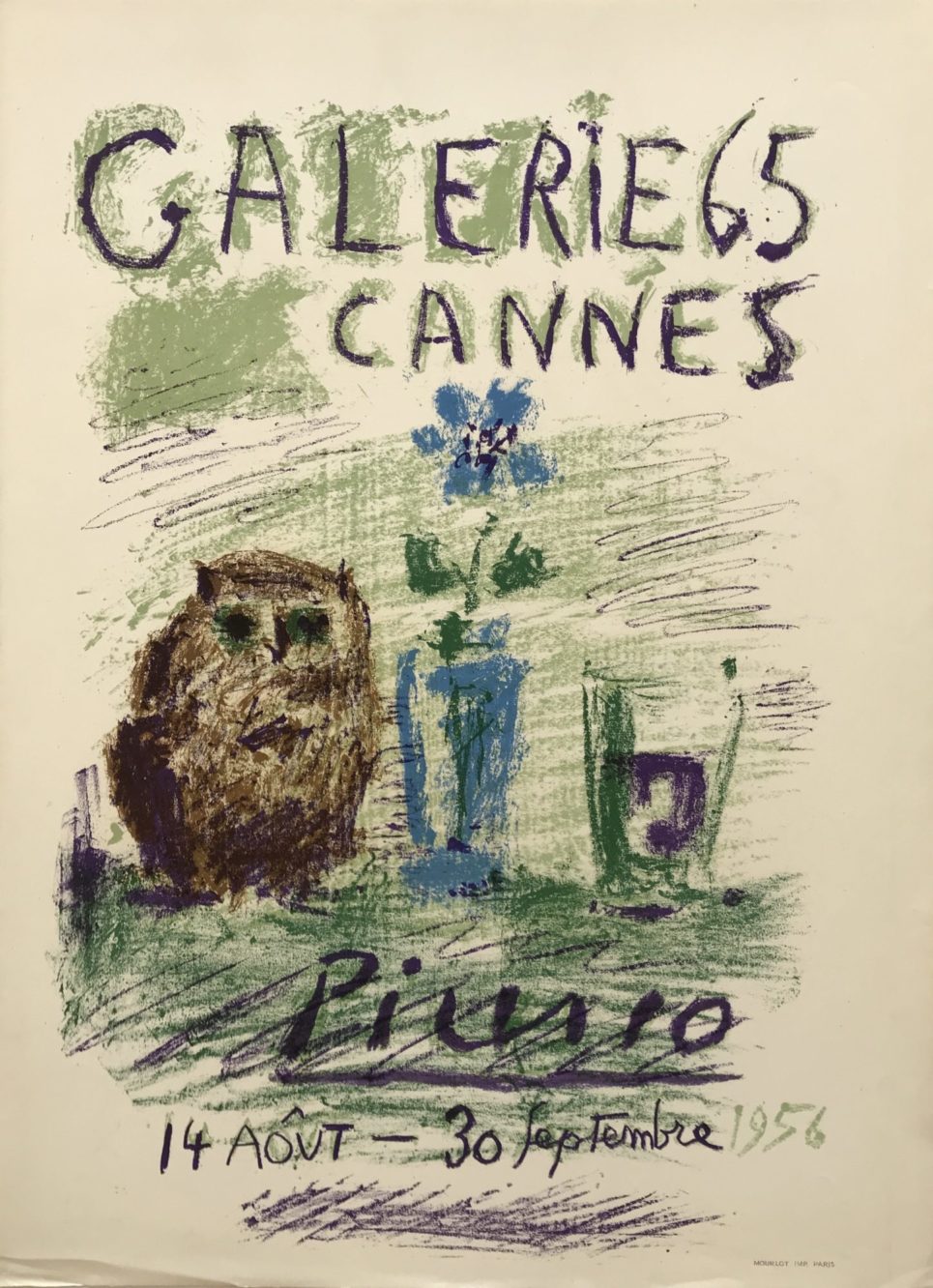 Pablo Picasso - Galerie 65-Cannes