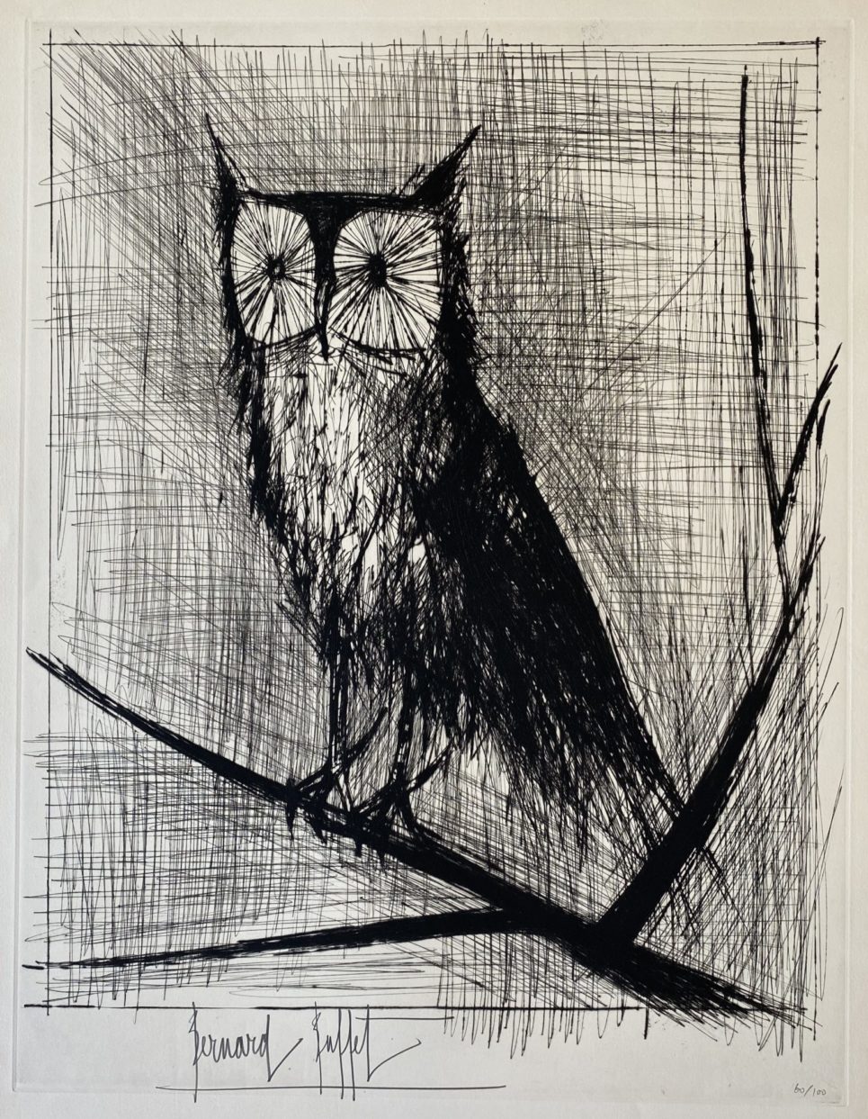 Bernard Buffet - La Chouette (The Owl)