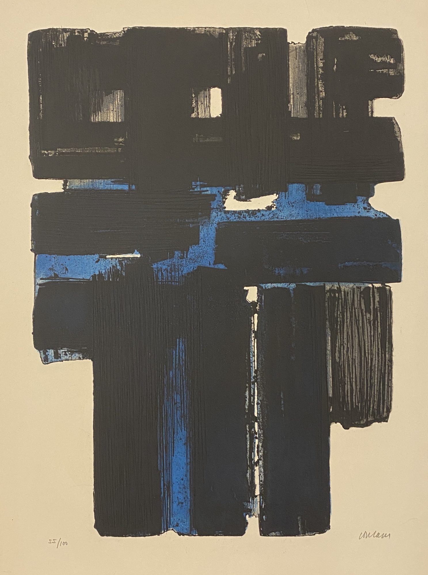 Pierre Soulages - Eau-Forte X