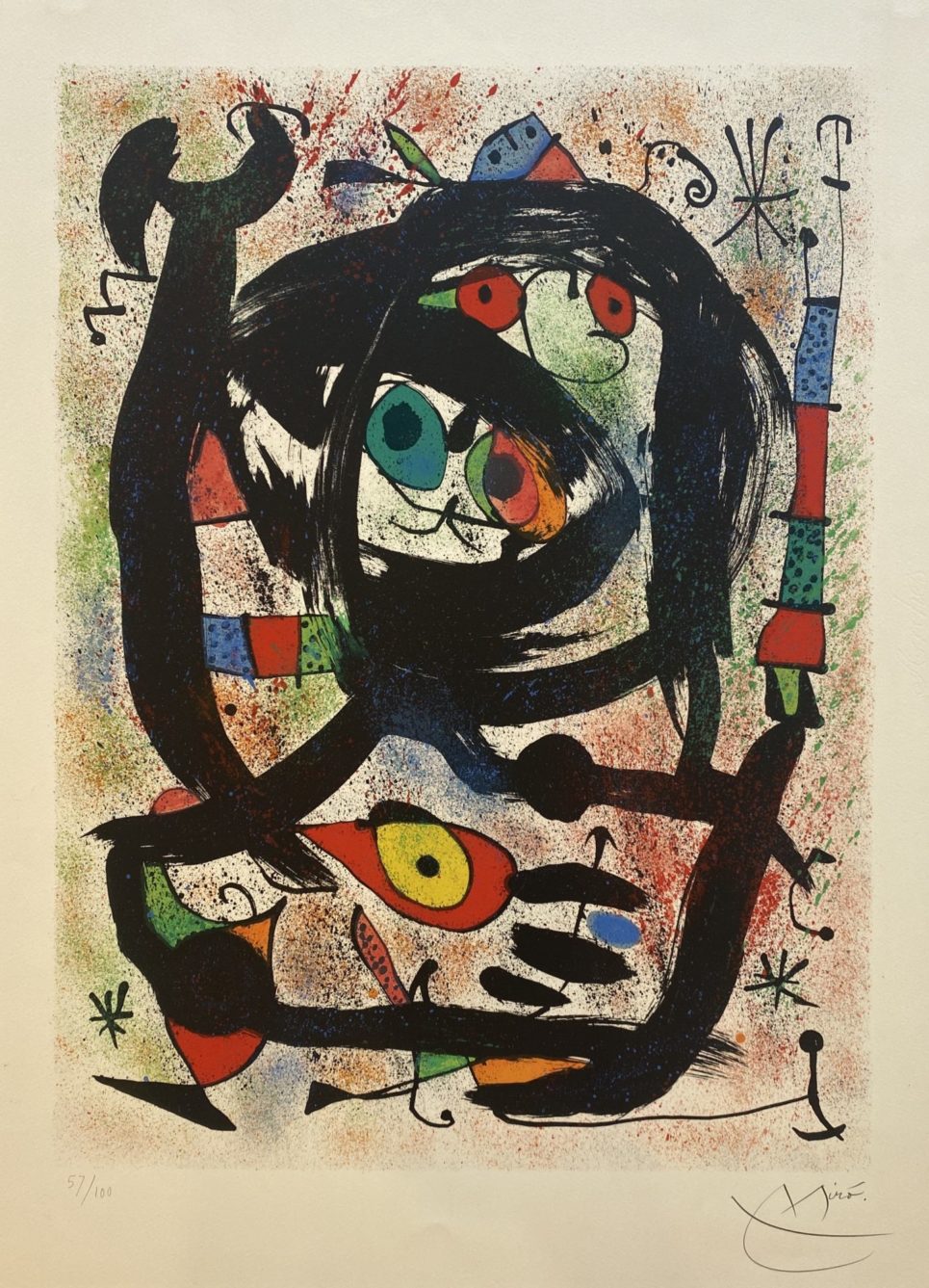 Joan Miró - Lithograph for the County Museum of Art, Los Angeles