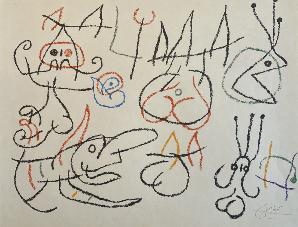 Joan Miró - Ubu aux Baleares III