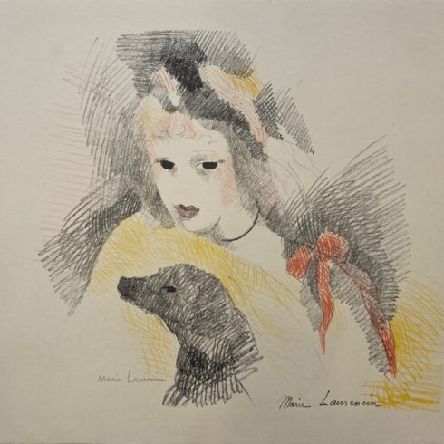 Marie Laurencin - Femme avec chien