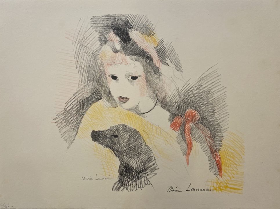Marie Laurencin - Femme avec chien